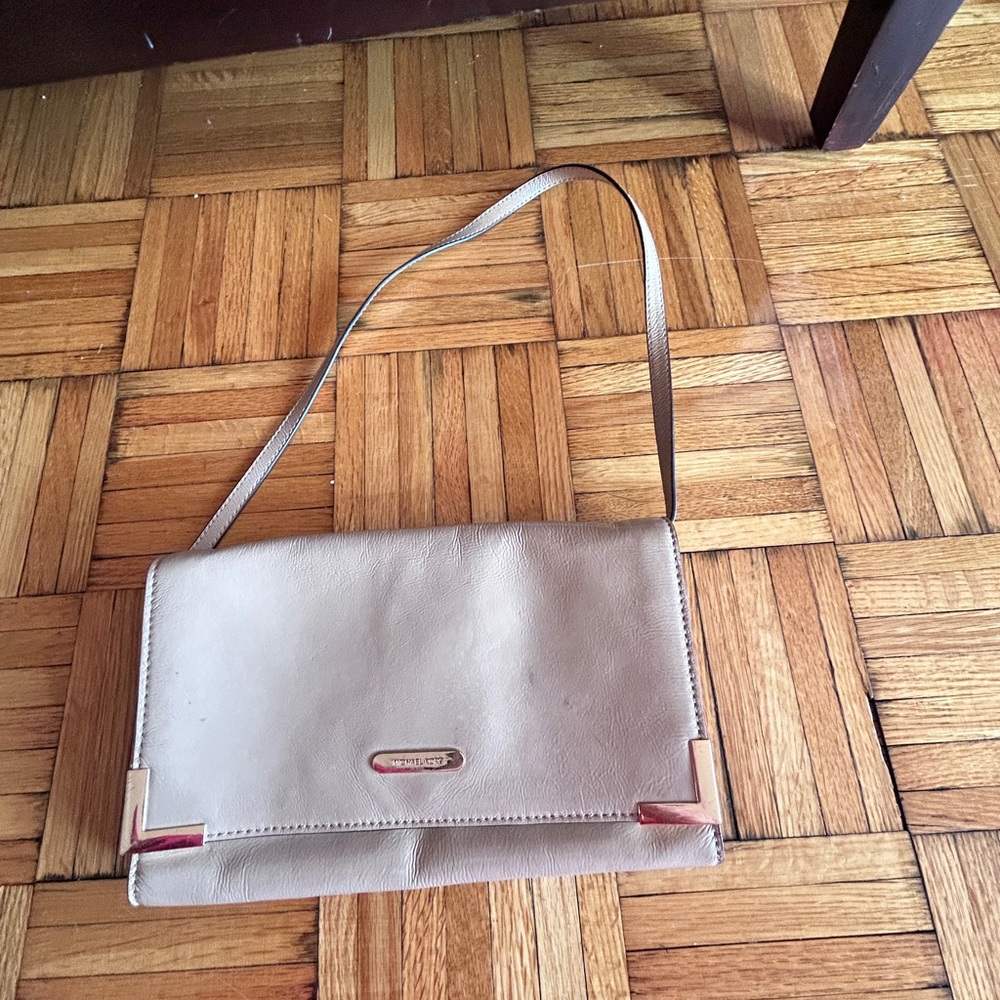 Michael Kors clutch with shoulder strap